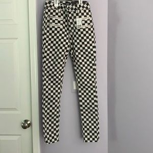 BDG black and white jeans